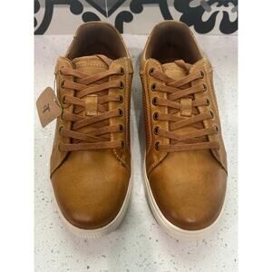 Jonsen Milan Men's Tan Leather Fashion Sneakers Size 8